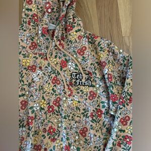 Grandma Floral Teddy Fresh Hoodie